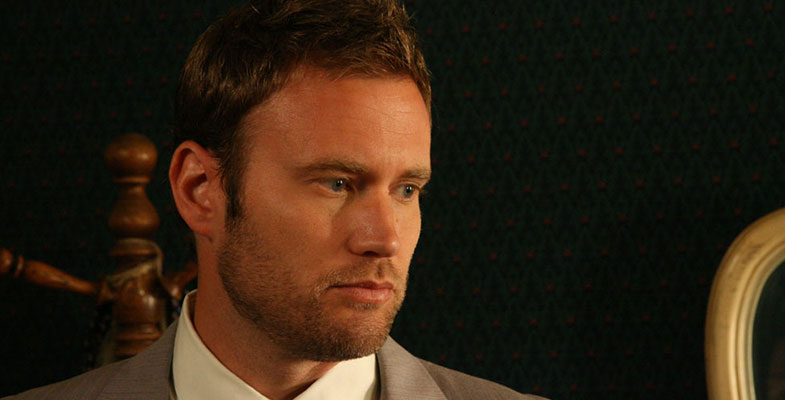 Greg Cromer on the set of 2:13