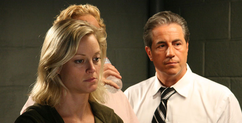 Interrogation scene with Teri Polo, Jamie Alba and Jere Burns - on the set of 2:13
