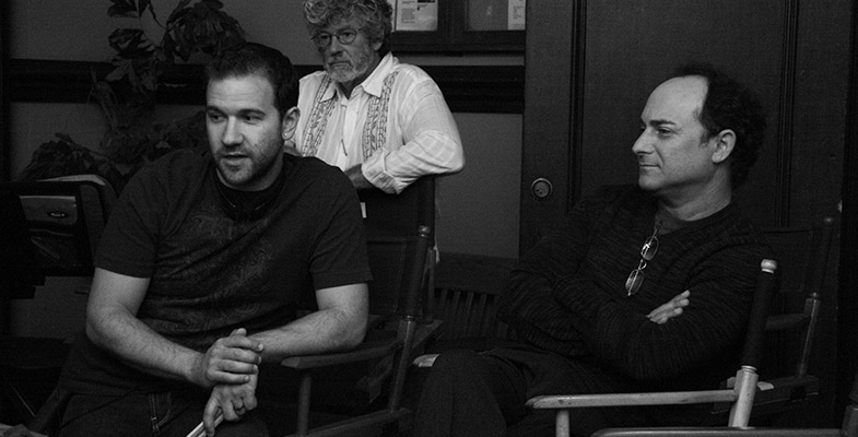 Reviewing footage w/ Kevin Pollak and Charles Adelman