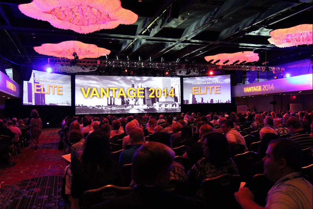 Thomson Reuters Elite - Vantage 2014 Opening - Charles Adelman Producer / Designer